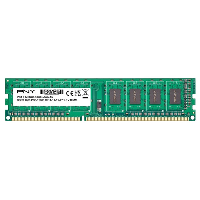 رم دسکتاپ پی ان وای DDR3 مدل PNY 8G 1600Mhz